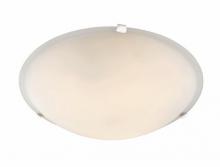 Trans Globe 58702 WH - 4 LT FLUSH-LRG-3 CLIPS-MRBLZD